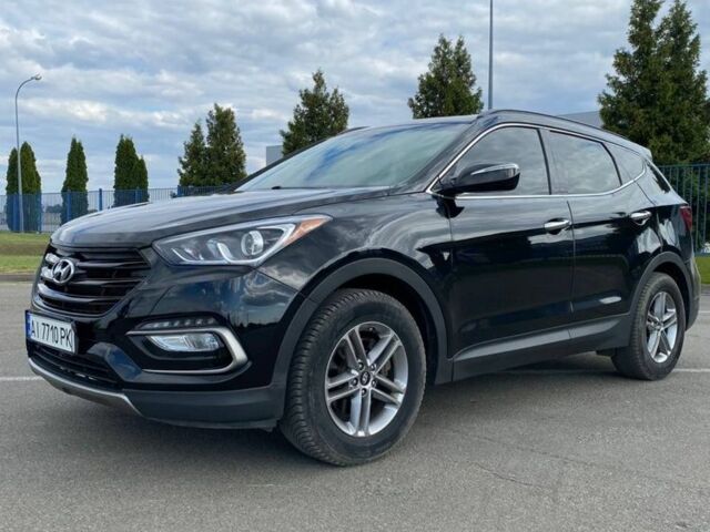 Черный Хендай Санта Фе, объемом двигателя 2.4 л и пробегом 220 тыс. км за 15600 $, фото 1 на Automoto.ua