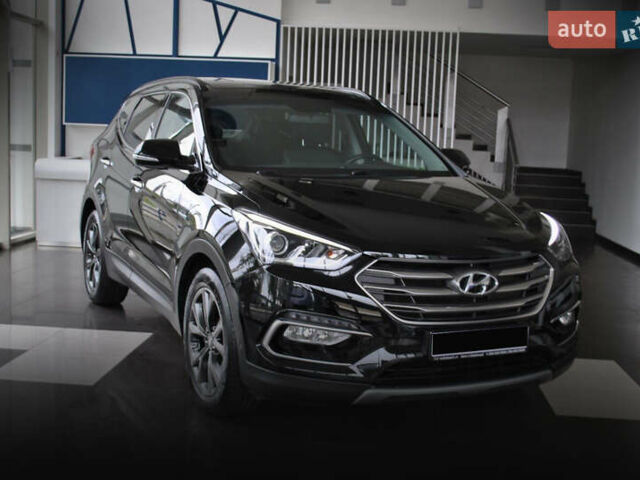 Черный Хендай Санта Фе, объемом двигателя 2.2 л и пробегом 130 тыс. км за 23500 $, фото 1 на Automoto.ua