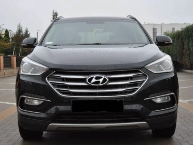 Черный Хендай Санта Фе, объемом двигателя 2 л и пробегом 100 тыс. км за 8300 $, фото 1 на Automoto.ua