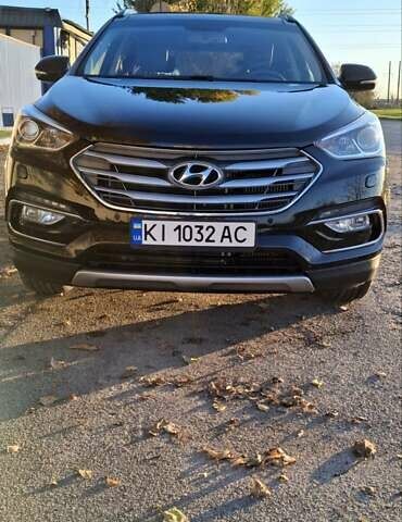 Черный Хендай Санта Фе, объемом двигателя 2.2 л и пробегом 122 тыс. км за 23500 $, фото 1 на Automoto.ua