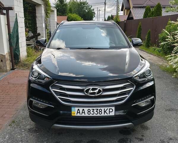 Черный Хендай Санта Фе, объемом двигателя 2.36 л и пробегом 130 тыс. км за 17500 $, фото 1 на Automoto.ua