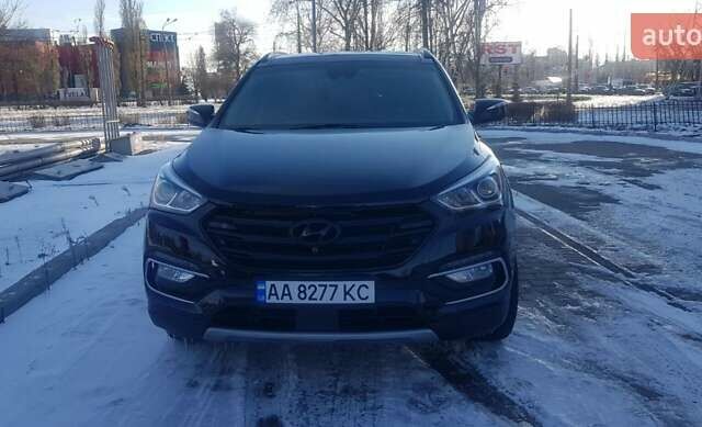 Чорний Хендай Санта Фе, об'ємом двигуна 2 л та пробігом 66 тис. км за 22800 $, фото 1 на Automoto.ua
