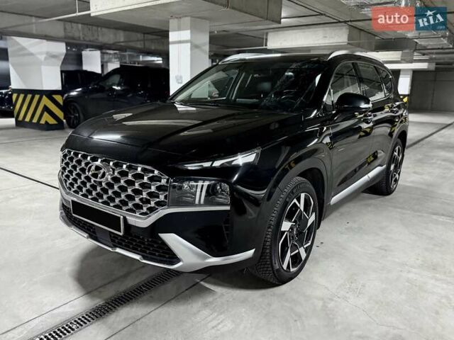 Черный Хендай Санта Фе, объемом двигателя 2.15 л и пробегом 105 тыс. км за 32500 $, фото 1 на Automoto.ua