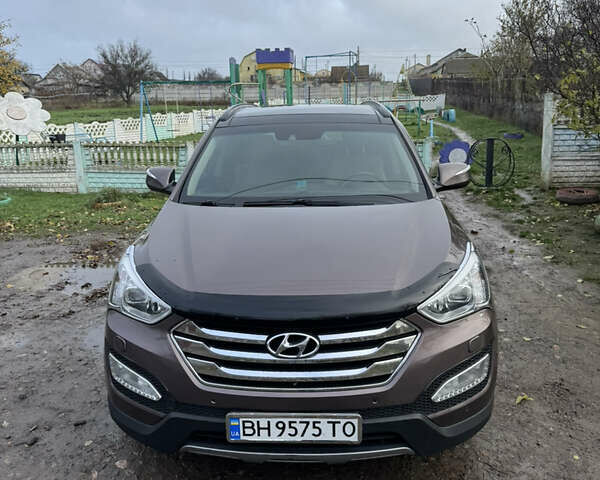 Коричневый Хендай Санта Фе, объемом двигателя 2.2 л и пробегом 255 тыс. км за 18500 $, фото 1 на Automoto.ua