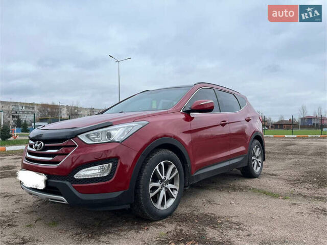 Красный Хендай Санта Фе, объемом двигателя 2.2 л и пробегом 170 тыс. км за 16000 $, фото 1 на Automoto.ua