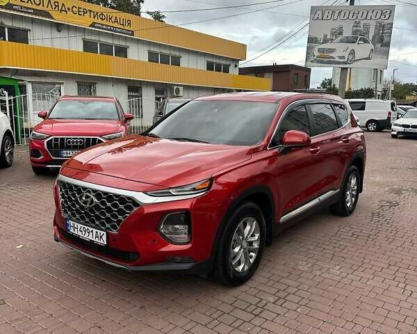 Красный Хендай Санта Фе, объемом двигателя 2.36 л и пробегом 63 тыс. км за 18300 $, фото 1 на Automoto.ua