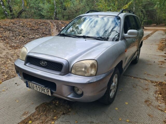 Серый Хендай Санта Фе, объемом двигателя 2 л и пробегом 315 тыс. км за 4000 $, фото 1 на Automoto.ua