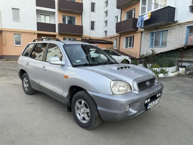 Серый Хендай Санта Фе, объемом двигателя 2 л и пробегом 200 тыс. км за 2800 $, фото 1 на Automoto.ua