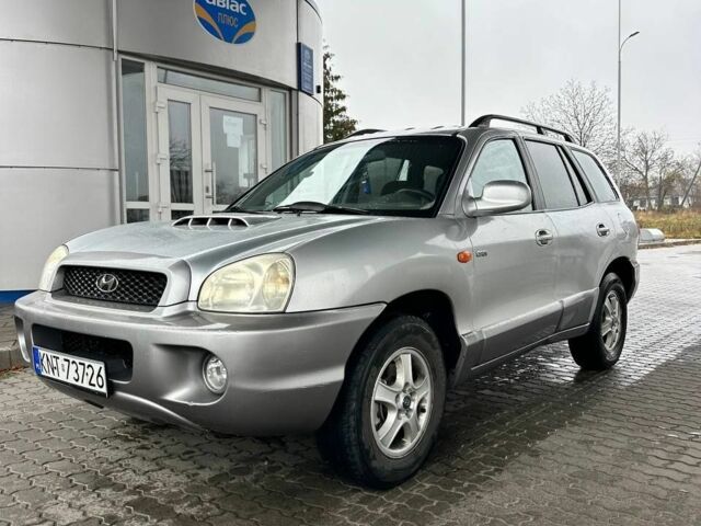 Сірий Хендай Санта Фе, об'ємом двигуна 2 л та пробігом 370 тис. км за 3650 $, фото 1 на Automoto.ua