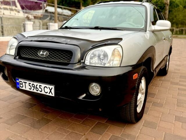 Серый Хендай Санта Фе, объемом двигателя 3.5 л и пробегом 319 тыс. км за 5300 $, фото 1 на Automoto.ua