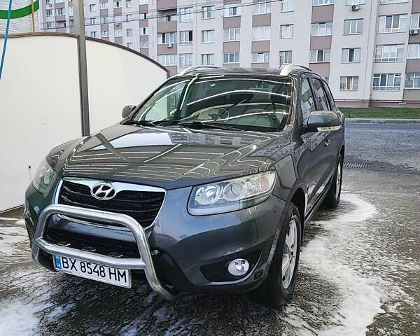 Серый Хендай Санта Фе, объемом двигателя 2.2 л и пробегом 202 тыс. км за 13999 $, фото 1 на Automoto.ua