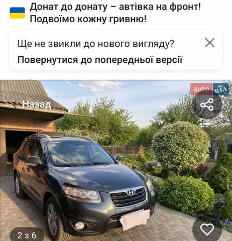 Серый Хендай Санта Фе, объемом двигателя 0 л и пробегом 320 тыс. км за 270 $, фото 1 на Automoto.ua