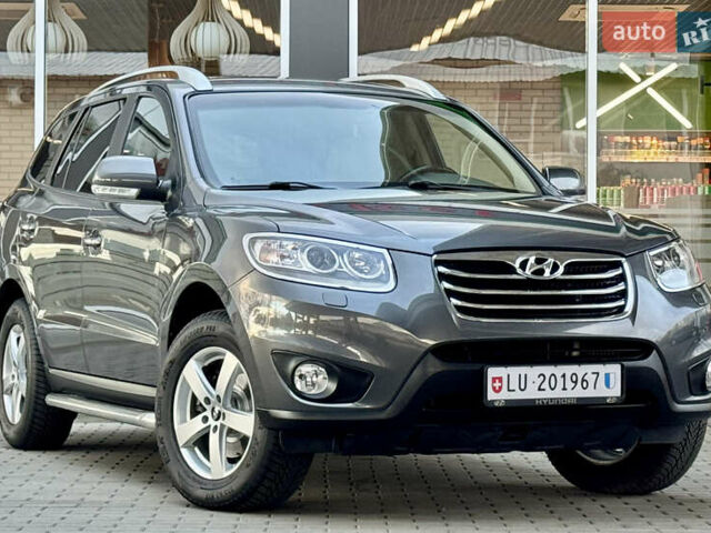 Сірий Хендай Санта Фе, об'ємом двигуна 2.2 л та пробігом 177 тис. км за 13999 $, фото 1 на Automoto.ua