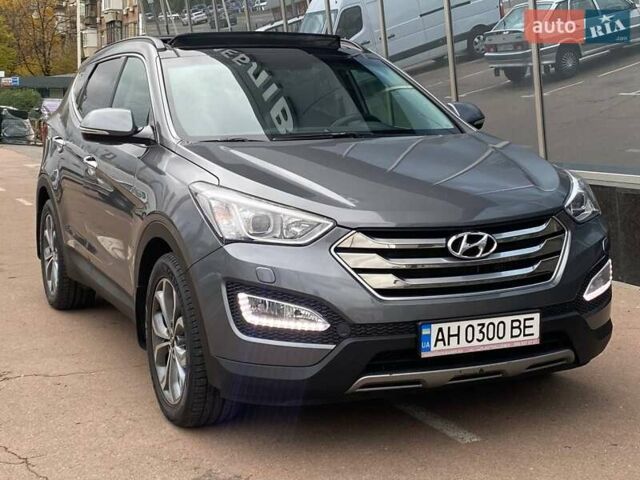 Серый Хендай Санта Фе, объемом двигателя 2.2 л и пробегом 141 тыс. км за 19900 $, фото 1 на Automoto.ua