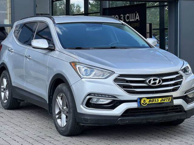 Серый Хендай Санта Фе, объемом двигателя 2.4 л и пробегом 104 тыс. км за 16990 $, фото 1 на Automoto.ua