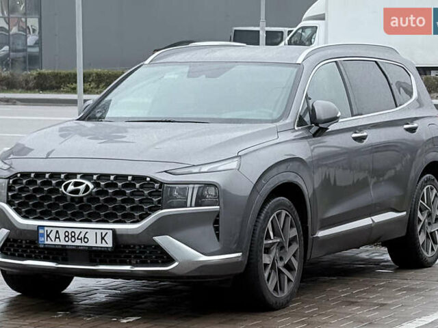 Серый Хендай Санта Фе, объемом двигателя 2.15 л и пробегом 44 тыс. км за 40500 $, фото 1 на Automoto.ua