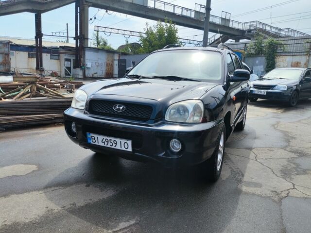 Синий Хендай Санта Фе, объемом двигателя 2 л и пробегом 370 тыс. км за 5999 $, фото 1 на Automoto.ua