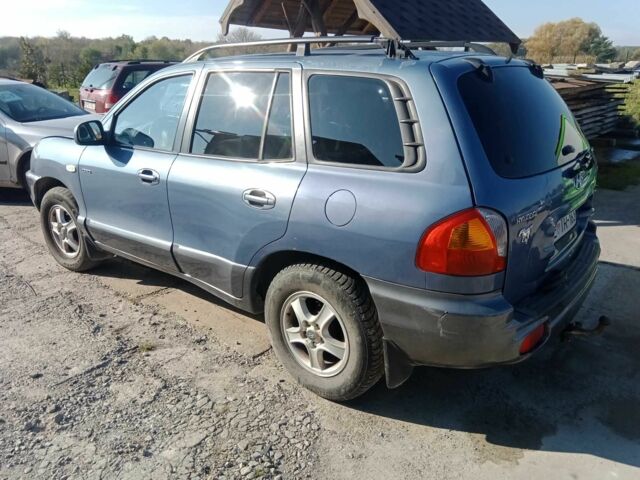 Синий Хендай Санта Фе, объемом двигателя 2.2 л и пробегом 300 тыс. км за 3264 $, фото 1 на Automoto.ua