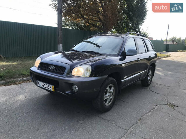 Синий Хендай Санта Фе, объемом двигателя 2 л и пробегом 255 тыс. км за 3999 $, фото 1 на Automoto.ua