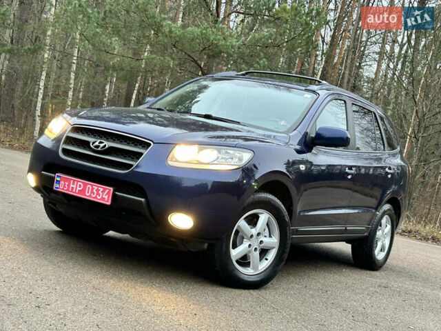 Синий Хендай Санта Фе, объемом двигателя 2.2 л и пробегом 260 тыс. км за 9700 $, фото 1 на Automoto.ua