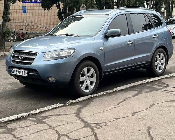 Синий Хендай Санта Фе, объемом двигателя 2.66 л и пробегом 261 тыс. км за 9000 $, фото 1 на Automoto.ua