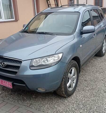 Синий Хендай Санта Фе, объемом двигателя 2.2 л и пробегом 250 тыс. км за 8850 $, фото 1 на Automoto.ua