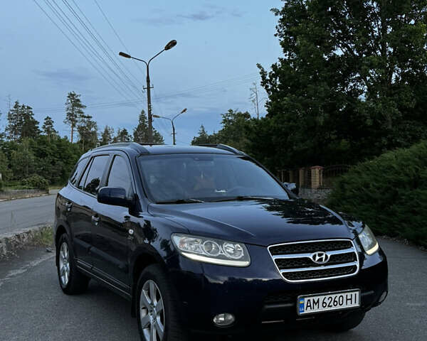 Синий Хендай Санта Фе, объемом двигателя 2.2 л и пробегом 280 тыс. км за 8400 $, фото 1 на Automoto.ua
