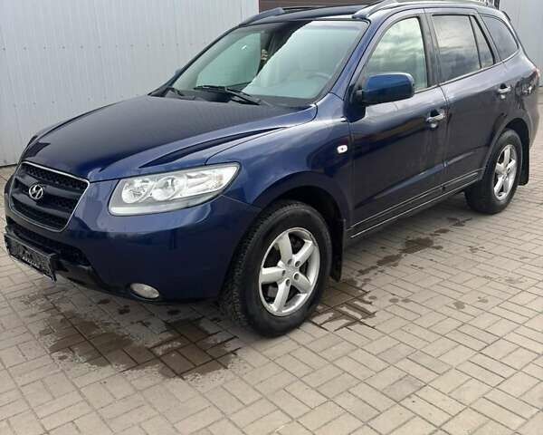 Синий Хендай Санта Фе, объемом двигателя 2.2 л и пробегом 285 тыс. км за 5100 $, фото 1 на Automoto.ua