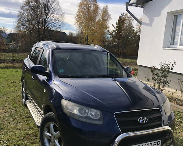 Синій Хендай Санта Фе, об'ємом двигуна 2.19 л та пробігом 245 тис. км за 8500 $, фото 1 на Automoto.ua