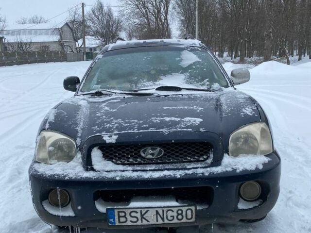 Синий Хендай Санта Фе, объемом двигателя 2 л и пробегом 300 тыс. км за 3499 $, фото 1 на Automoto.ua