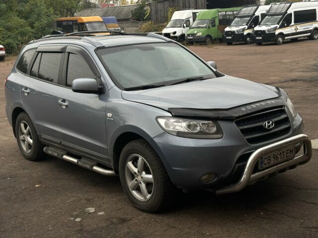Хендай Санта Фе 2008 в Чернигове на Automoto.ua Синий Хендай Санта Фе, объемом двигателя 2.2 л и пробегом 203 тыс. км за 9200 $, фото 1 на Automoto.ua