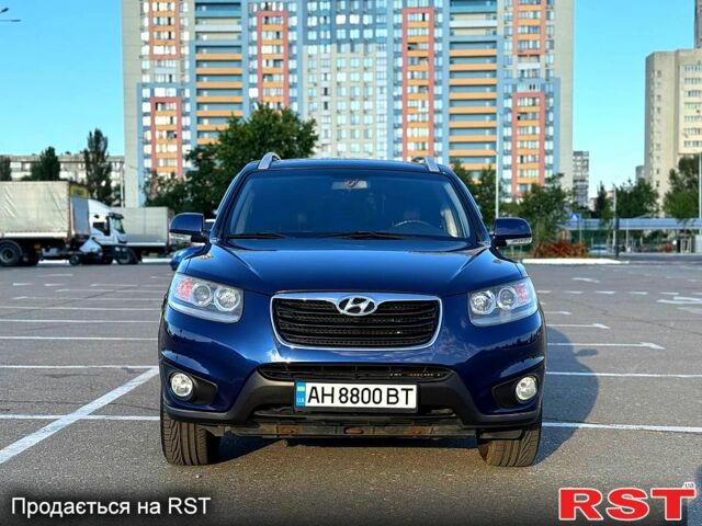 Синий Хендай Санта Фе, объемом двигателя 2.2 л и пробегом 172 тыс. км за 12700 $, фото 1 на Automoto.ua
