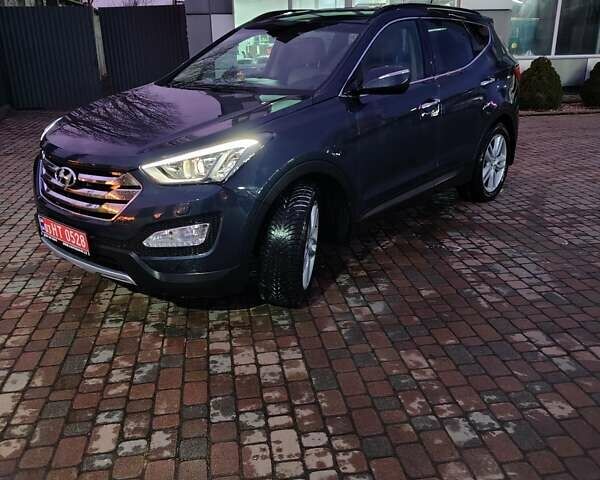 Синий Хендай Санта Фе, объемом двигателя 2.2 л и пробегом 187 тыс. км за 18400 $, фото 1 на Automoto.ua
