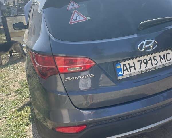 Синий Хендай Санта Фе, объемом двигателя 2.36 л и пробегом 110 тыс. км за 14500 $, фото 1 на Automoto.ua