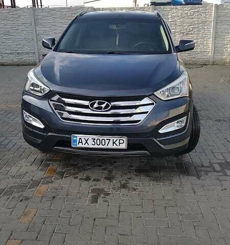 Синий Хендай Санта Фе, объемом двигателя 2.4 л и пробегом 167 тыс. км за 14900 $, фото 1 на Automoto.ua