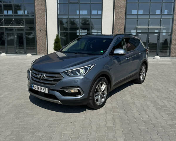 Синий Хендай Санта Фе, объемом двигателя 2.2 л и пробегом 165 тыс. км за 21300 $, фото 1 на Automoto.ua