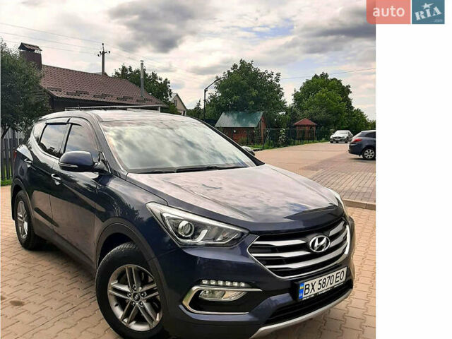 Синий Хендай Санта Фе, объемом двигателя 2.2 л и пробегом 145 тыс. км за 22400 $, фото 1 на Automoto.ua