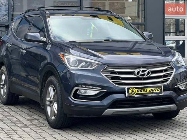 Синий Хендай Санта Фе, объемом двигателя 2.36 л и пробегом 115 тыс. км за 16100 $, фото 1 на Automoto.ua