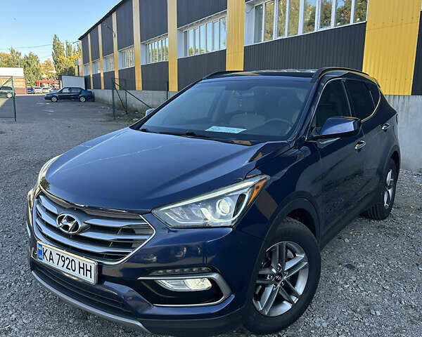 Синий Хендай Санта Фе, объемом двигателя 2.36 л и пробегом 122 тыс. км за 14999 $, фото 1 на Automoto.ua
