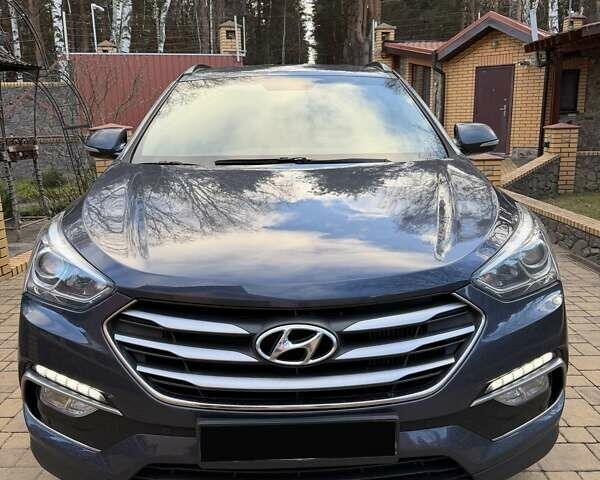 Синий Хендай Санта Фе, объемом двигателя 2.2 л и пробегом 150 тыс. км за 23000 $, фото 1 на Automoto.ua