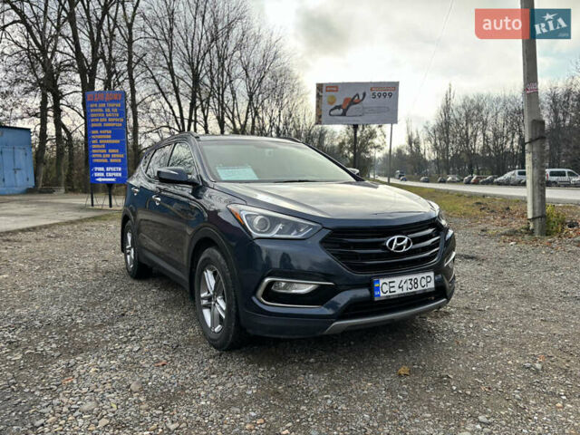 Синий Хендай Санта Фе, объемом двигателя 2.4 л и пробегом 119 тыс. км за 15500 $, фото 1 на Automoto.ua