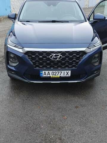Синий Хендай Санта Фе, объемом двигателя 2.36 л и пробегом 80 тыс. км за 21300 $, фото 1 на Automoto.ua