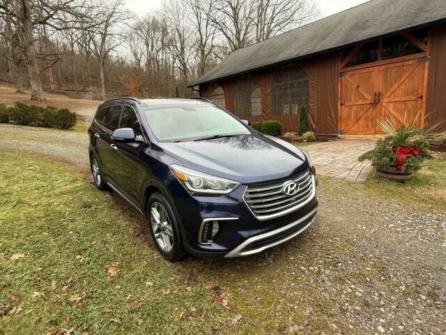 Синий Хендай Санта Фе, объемом двигателя 3.3 л и пробегом 50 тыс. км за 10000 $, фото 1 на Automoto.ua
