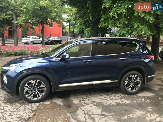 Синій Хендай Санта Фе, об'ємом двигуна 2 л та пробігом 90 тис. км за 25000 $, фото 1 на Automoto.ua