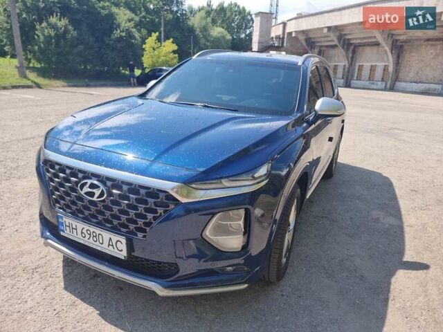 Синий Хендай Санта Фе, объемом двигателя 2 л и пробегом 119 тыс. км за 28900 $, фото 1 на Automoto.ua