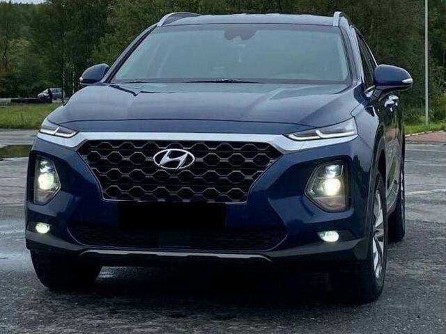 Синий Хендай Санта Фе, объемом двигателя 2.4 л и пробегом 94 тыс. км за 11500 $, фото 1 на Automoto.ua