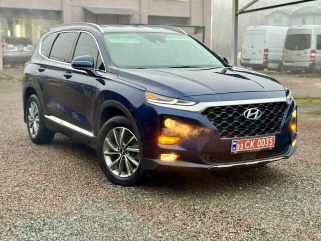 Синий Хендай Санта Фе, объемом двигателя 2.4 л и пробегом 134 тыс. км за 18300 $, фото 1 на Automoto.ua