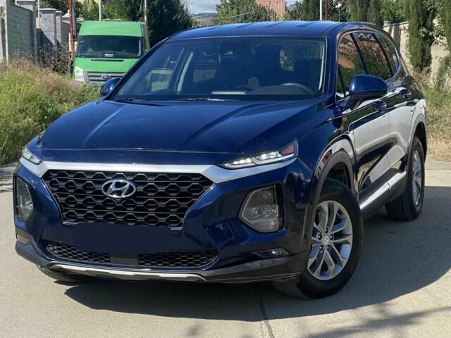 Синий Хендай Санта Фе, объемом двигателя 2.4 л и пробегом 70 тыс. км за 21400 $, фото 1 на Automoto.ua