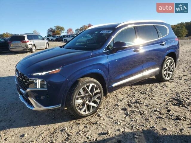 Синий Хендай Санта Фе, объемом двигателя 2.5 л и пробегом 34 тыс. км за 10800 $, фото 1 на Automoto.ua