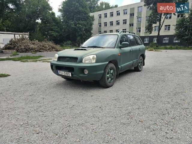 Зелений Хендай Санта Фе, об'ємом двигуна 2 л та пробігом 391 тис. км за 3800 $, фото 1 на Automoto.ua